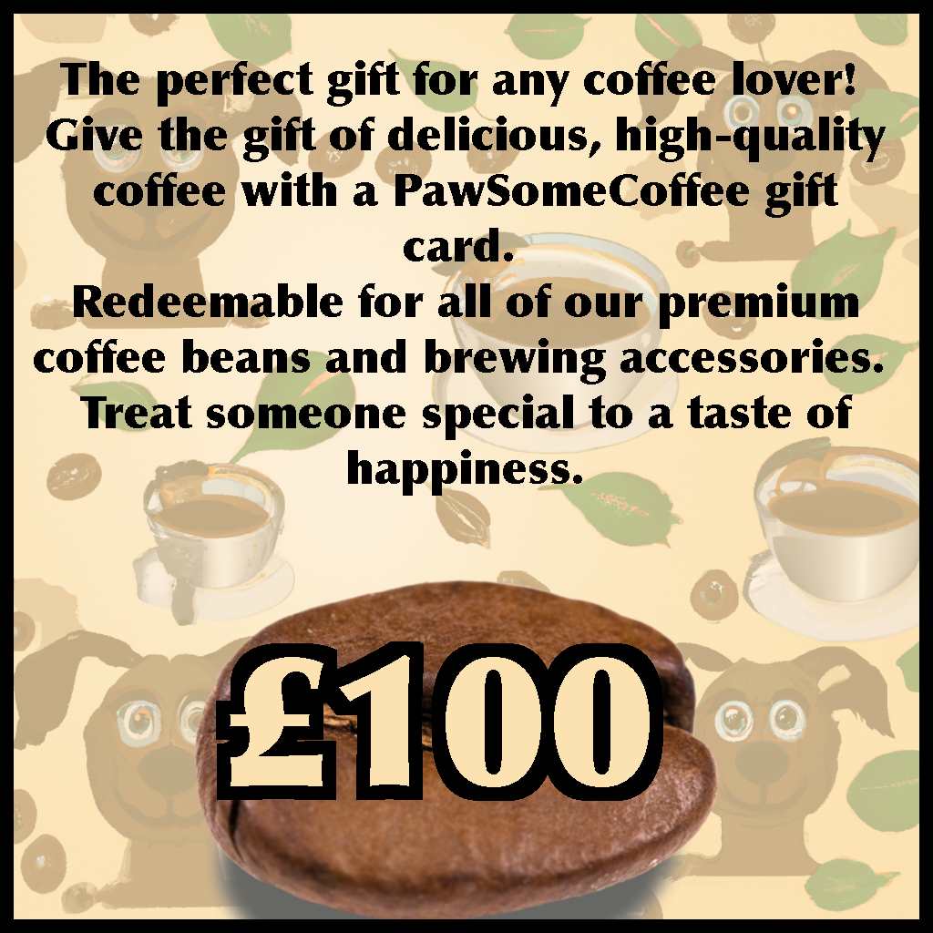 PawSomeCoffee Gift Card - The Perfect Gift for Coffee Lovers