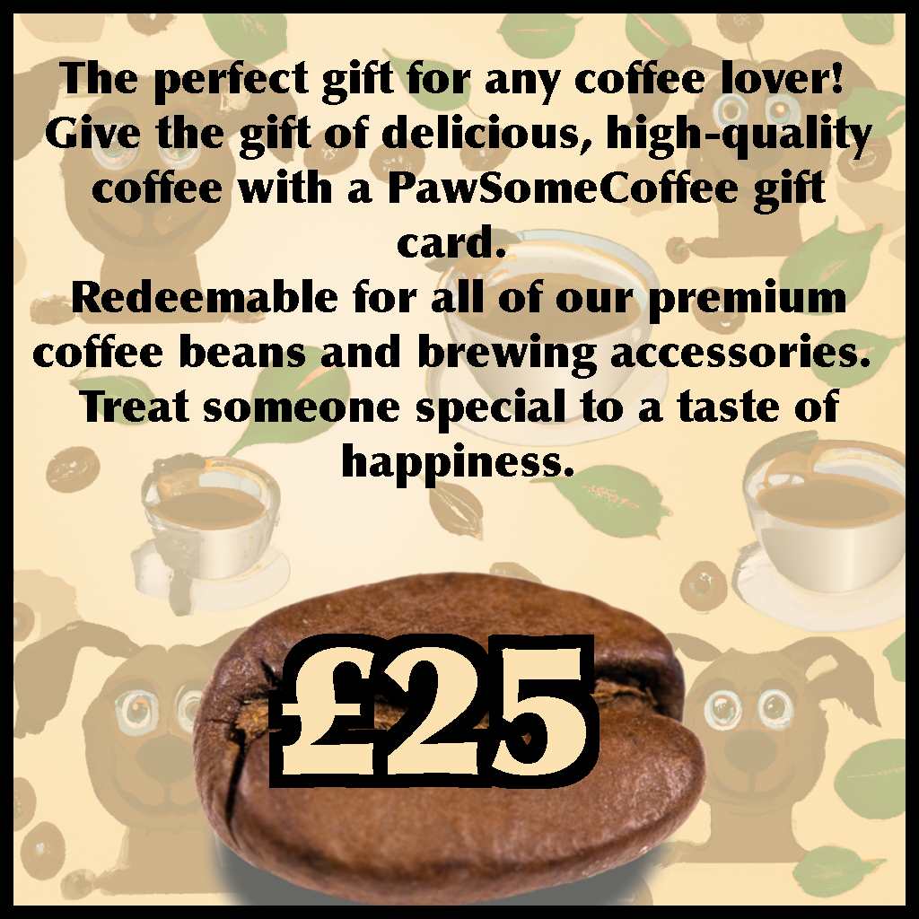 PawSomeCoffee Gift Card - The Perfect Gift for Coffee Lovers
